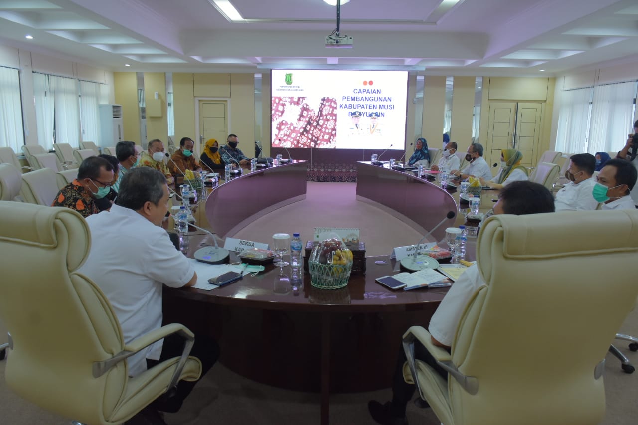 Ist. Pemkab Oku berkunjung ke Pemkab Muba.