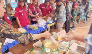 Antusias Masyarakat Muara Padang Sambut Pasar Murah